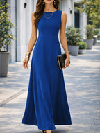 Damska Codzienna Sukienka A-Line | Maxi