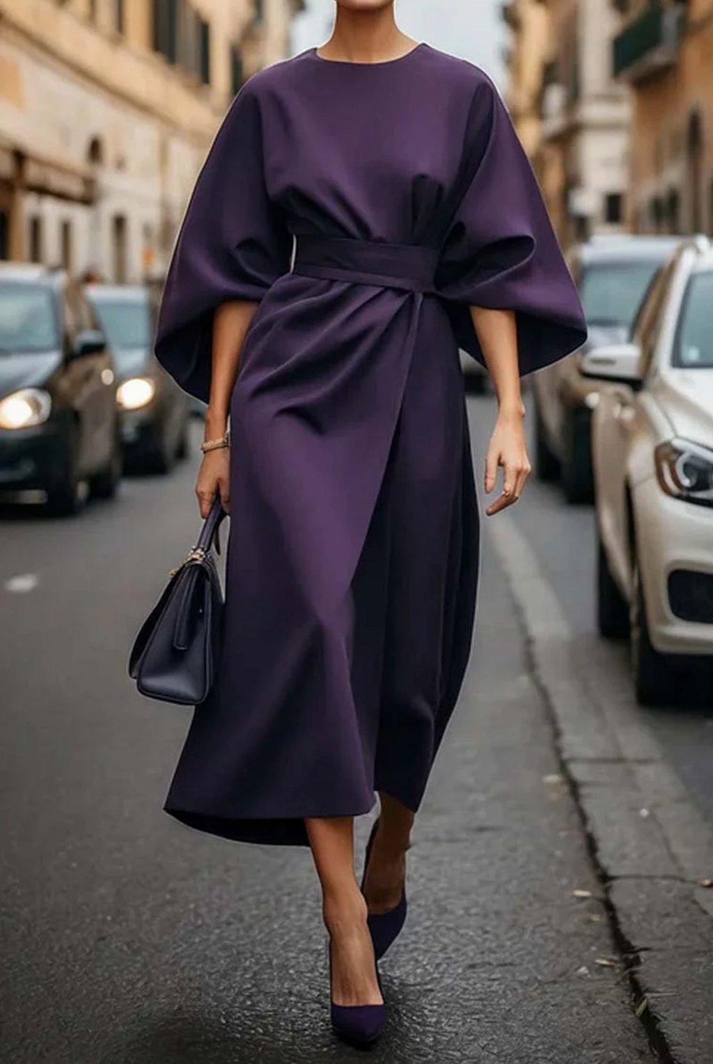 Damska Formalna Sukienka | Midi