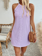 Damska Letnia Sukienka Koronkowa | Mini
