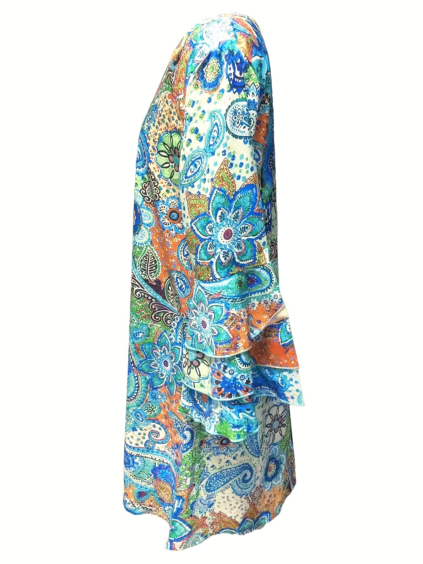 Damska Boho Sukienka Plażowa | Mini