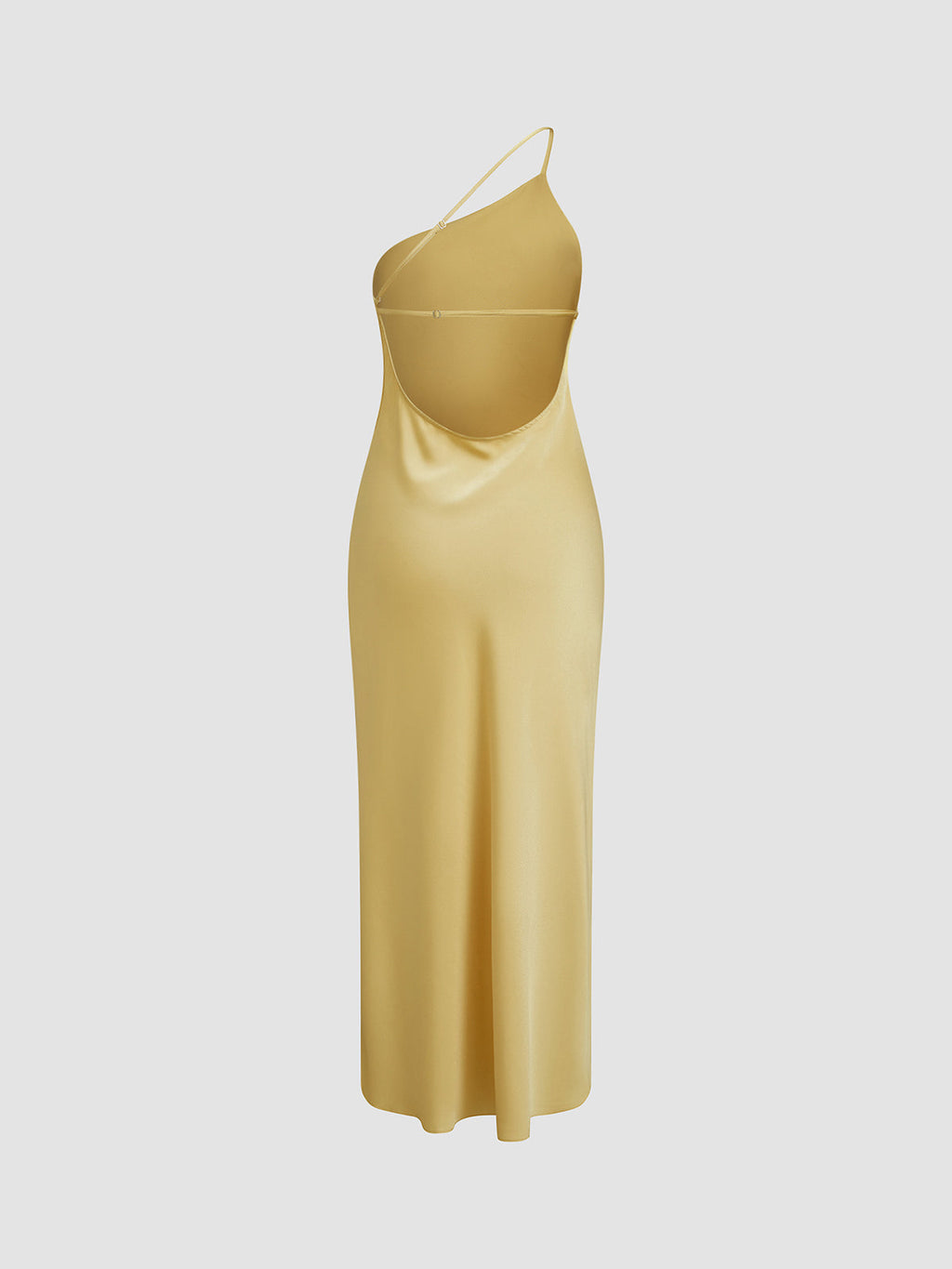 Damska sukienka maxi casual z odkrytymi plecami