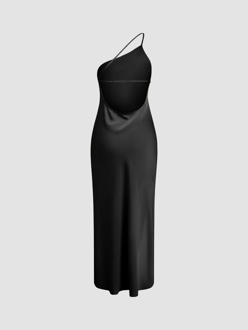 Damska sukienka maxi casual z odkrytymi plecami