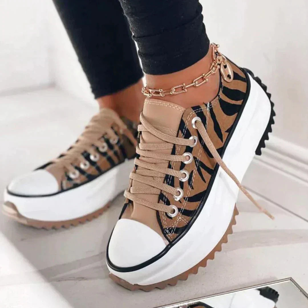 Damskie Ortopedyczne Sneakersy | Platforma